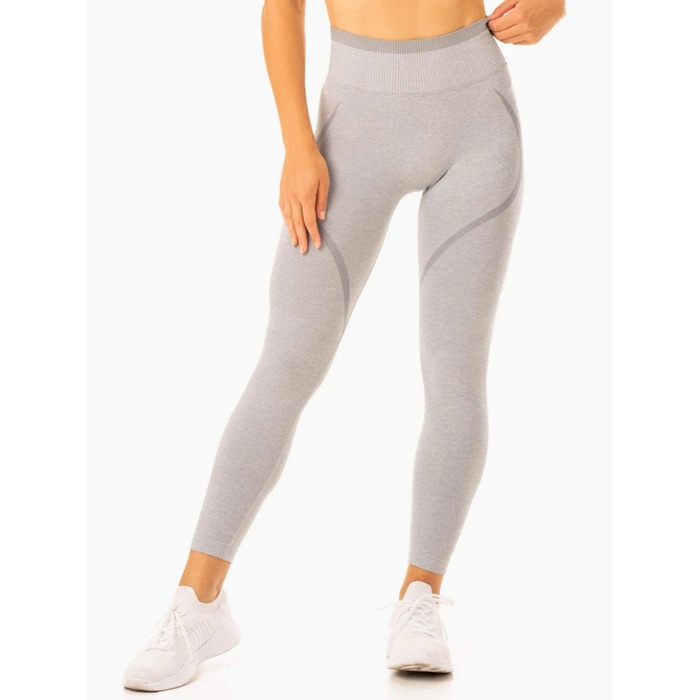 Леггинсы Excel Seamless High Waisted Leggings - Grey Marl