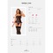 Корсет та стрінги Obsessive Serena Love M/L