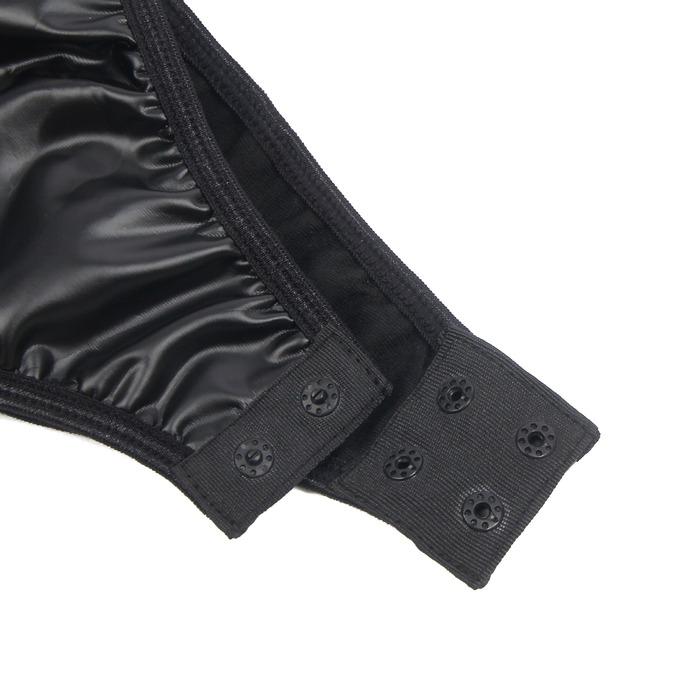 Костюм покоївки Star Night боді, спідниця міні з мереживом, обруч, чорний-білий, S