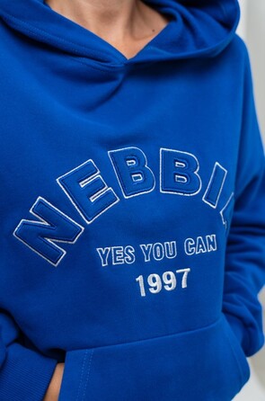 Худі Nebbia Branded Oversized Hoodie Gym Rat Blue 256