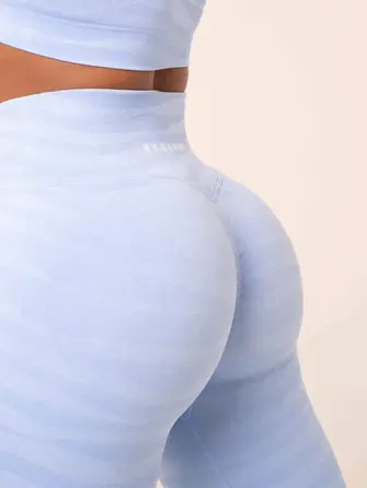 Леггинсы Ryderwear Zebra Seamless Leggings - Sky Blue Zebra