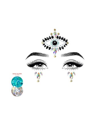 Наклейки для лица Leg Avenue Divinity Face jewels sticker
