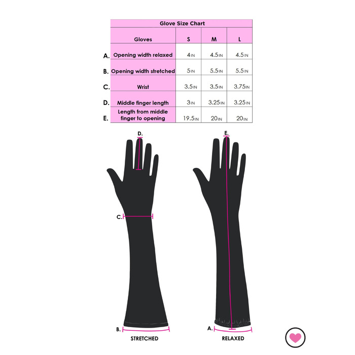 Рукавички чорні до ліктя Obsessive MIAMOR Gloves