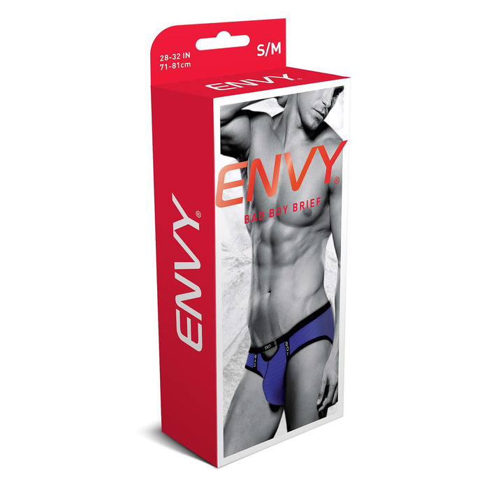 Мужские трусы-брифы Envy Bad Boy синие, S/M