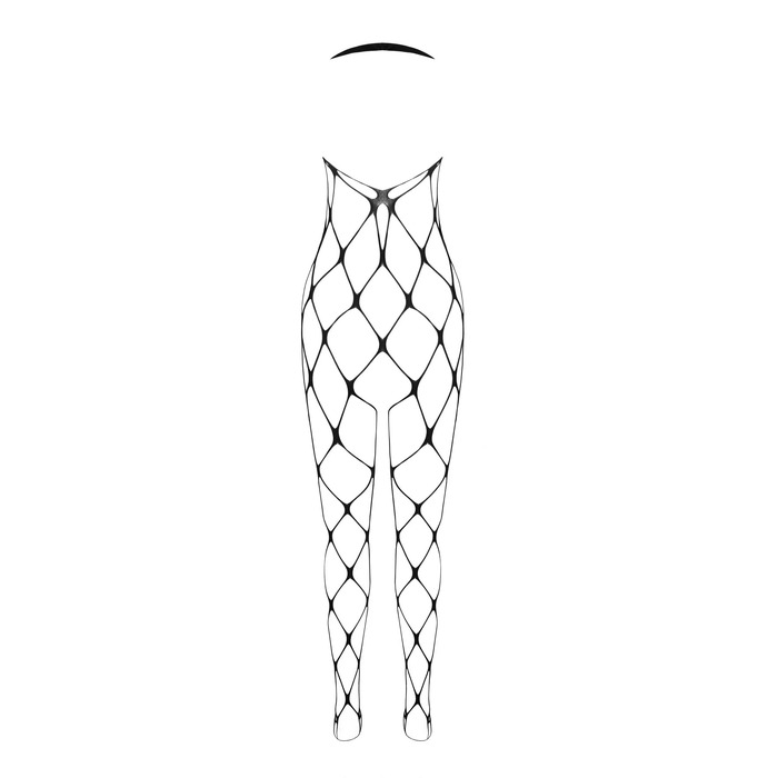 Бодистокинг крупная сетка Passion BS091 white, S/L