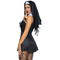 Костюм черниці Leg Avenue, S, Naughty Nun 2 предмети, чорний