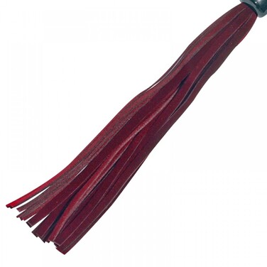 Плеть с петлей на рукояти Sex & Mischief бордовая, 33 см - Enchanted Flogger