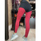 Легінси MyAngel Imitation Black Shorts on Buttocks Red/Black