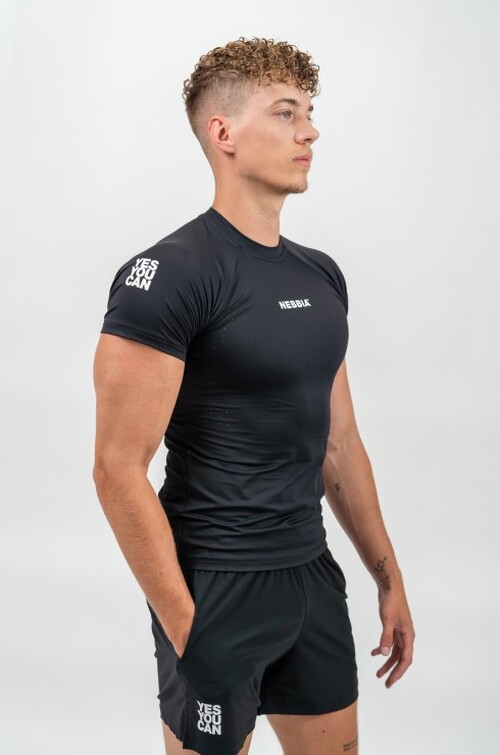 Футболка Nebbia Workout Compression T-shirt Endurance Black 339