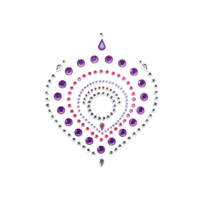 Прикраси для грудей та бікіні FLAMBOYANT зі стразами рожево-фіолетовий