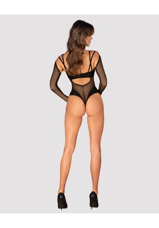 Рукавички у дрібну сіточку Nesari Obsessive, чорні, XS/S