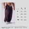 Штани NEBBIA x Olympia Pinstripe Sweatpants Black/Purple 956