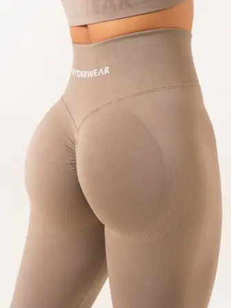 Леггинсы Ryderwear Lift BBL Scrunch Seamless Leggings - Deep Taupe
