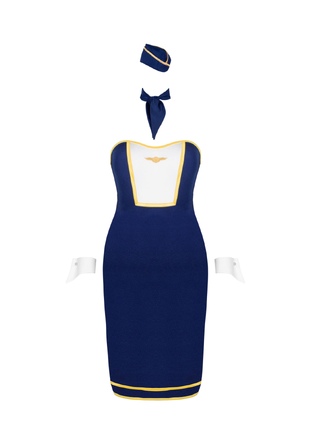 Костюм стюардессы OBSESSIVE - STEWARDESS UNIFORM COSTUME XS/S