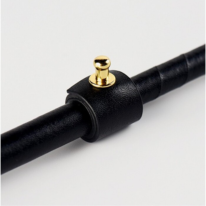 Стек кожанный с позолотой Riding Crop UPKO