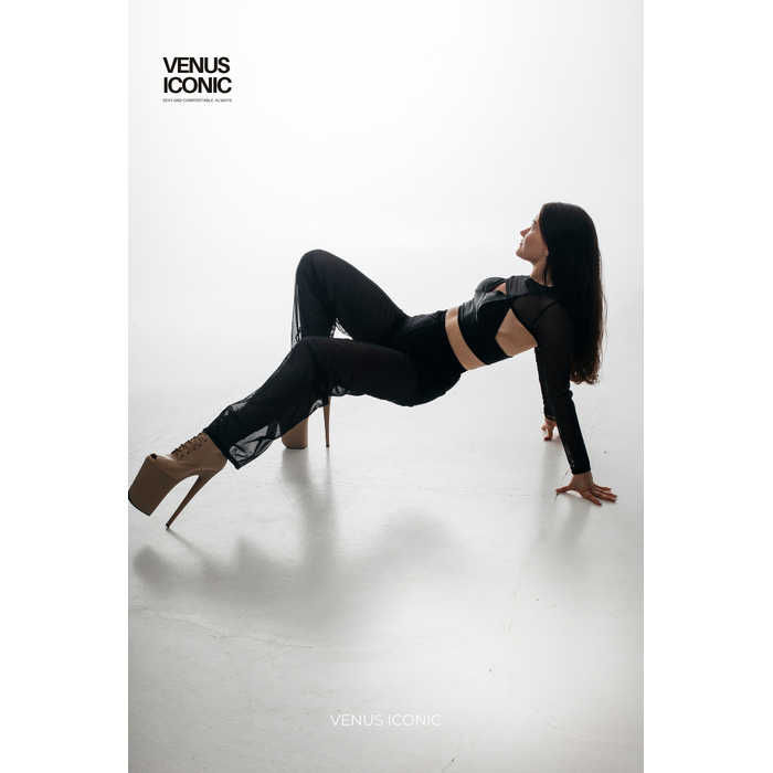 Топ для танців Venus Iconic Luna без застібок, біфлекс, регульовані бретелі