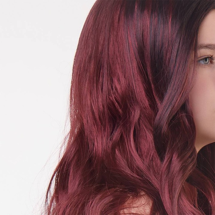 Перука довга хвиляста Fetish Hair балаяж бордо, 65 см