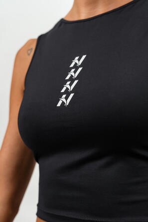 Майка Cropped Tank Top CONFIDENCE Black 476