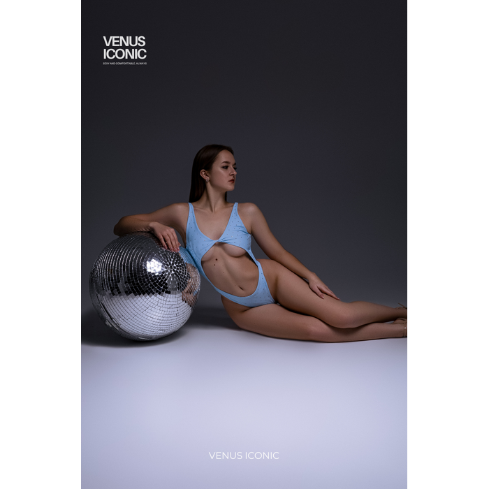Боді Venus Iconic DUNE зі стразами, еластичне для танців та фотосесій