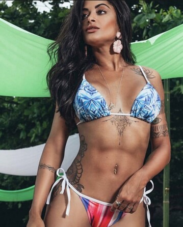 Купальник бікіні SUPERHOT BK200 синій з перфорованою гумою