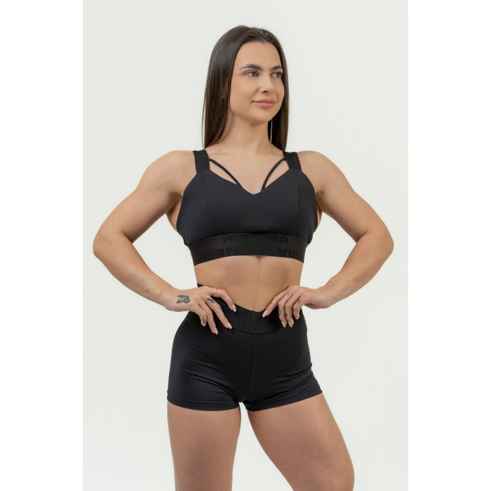 Топ Nebbia Women's Padded Sports Bra INTENSE Iconic Black 844