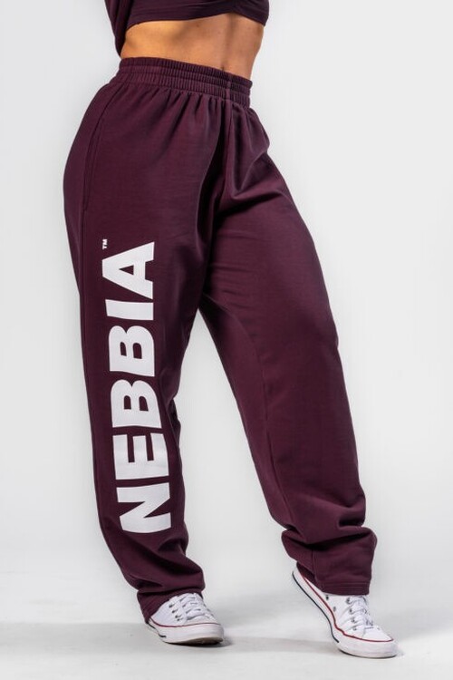 Штани Nebbia Loose-Fit Baggy Pants BOYFRIEND STYLE Dark Red 432