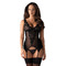Комплект Emperita corset Obsessive чорний S/M