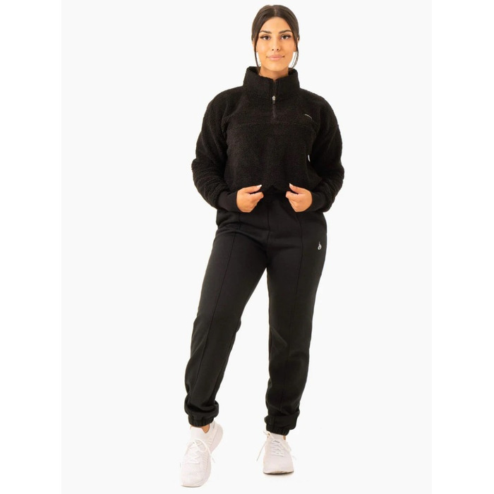 Толстовка Off Duty Teddy Half Zip - Black