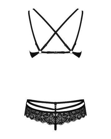 Комплект Obsessive 860-SET-1 2 pcs set black L/XL