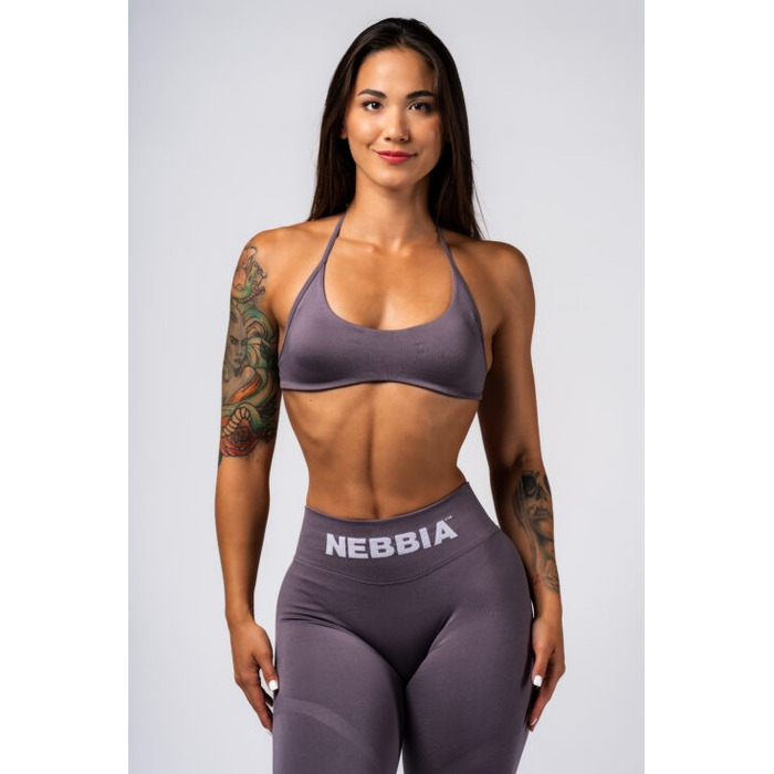 Топ Nebbia Lift-Up Sports Bra FLOW SEAMLESS Dark Grey 495
