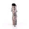 Чоботи Pleaser Adore-1020SPWR *7-дюймовий каблук, 2 3/4-дюймові черевики зі шнурівкою PF до середини ікри, блискавка збоку, ніжно-рожеві