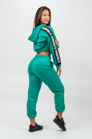 Худі Nebbia Cropped Zip-Up Hoodie Iconic Green 254