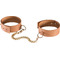 Наручники Bijoux Indiscrets MAZE - Wide Cuffs Brown, екошкіра, стильні браслети