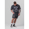 Шорты Nebbia Washed Sweat Shorts LEGEND Black 786
