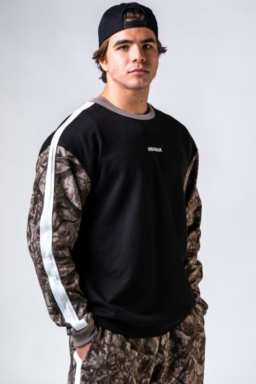Світшот Nebbia Relaxed Sweatshirt POWER Light Brown Camo 903