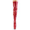 Сапоги Pleaser Adore-3000HWR, каблук 7 дюймов, эластичный ботинок PF 2 3/4 дюйма, молния сбоку, красные