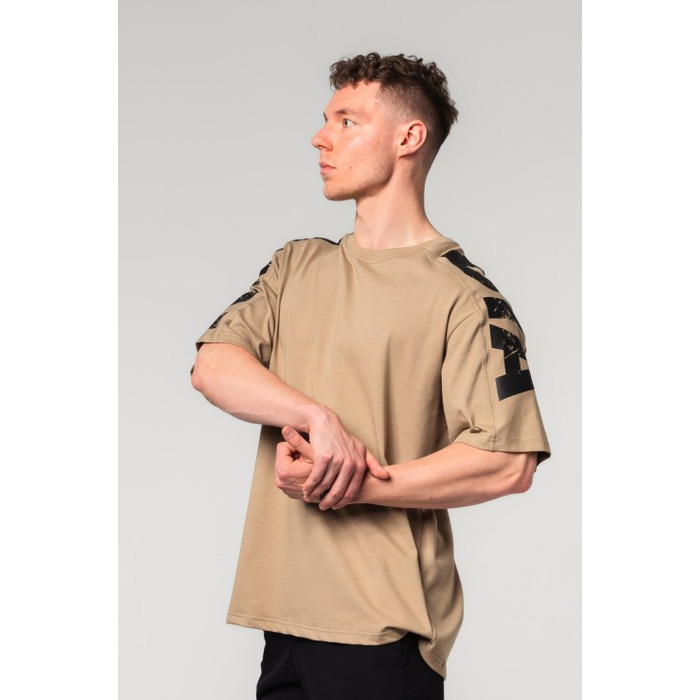 Футболка Nebbia Oversized T-shirt LIFTING CLUB Light Brown 353