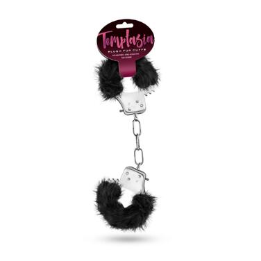 Наручники з хутром Blush Temptasia - Plush Fur Cuffs - Black