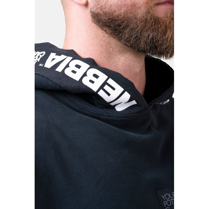 Безрукавка Nebbia NO LIMITS Rag Top with a Hoodie Black 175
