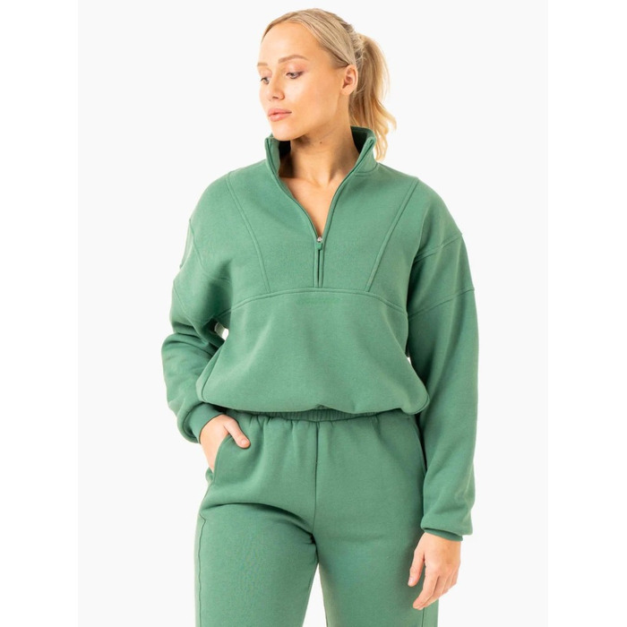 Толстовка Sideline Half Zip Jumper - Forest Green