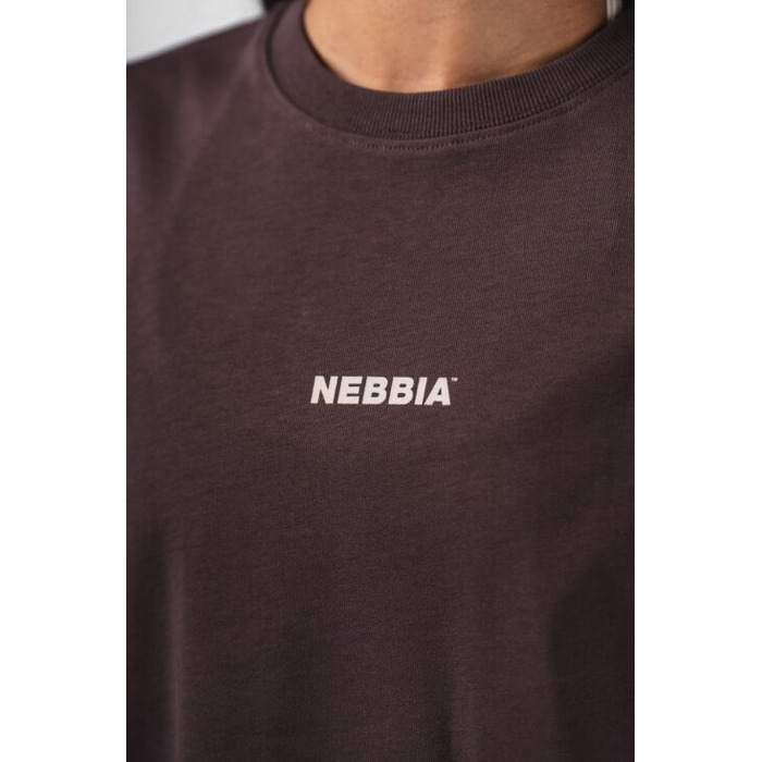 Футболка Nebbia Oversized Tee RESET Dark Brown 491