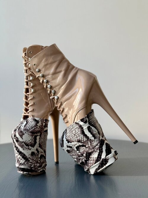 Захисти для Платформи Взуття Animal Print для Pole Dance Heels Захист та Стиль - зебра