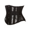 Корсет із сітки Star Night Steel Bones Bones Grid Corsets з гачками і шнурівкою, чорний, S (без коробки)