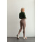 Легінси Nebbia Organic Cotton Ribbed High-Waist Leggings 405 Brown