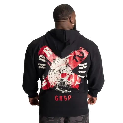 Чоловіча толстовка на блискавці GASP HTK Classic Hoodie 221018 Black