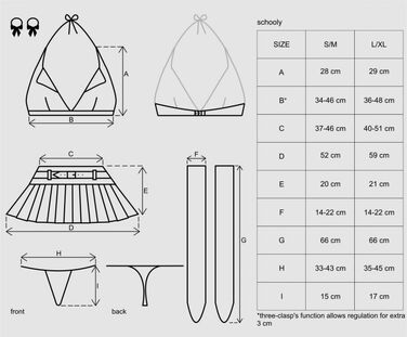 Костюм школьницы Schooly Obsessive S\M