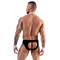 Чоловічий костюм Sven Joy Men's Jock Briefs із трьох предметів, чорно-білий, розмір S