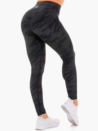 Леггинсы Camo High Waisted Leggings - Black Camo