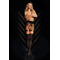 Колготи з відкритим доступом Ballerina's Secret BS104 (20/50 den) з візерунком, чорні, L/XL