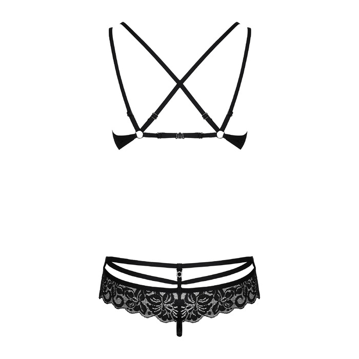 Комплект Obsessive 860-SET-1 2 pcs set black L/XL